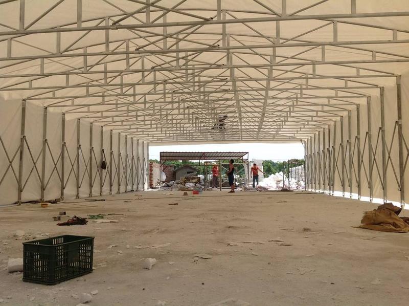 上海松江大型推拉棚厂家